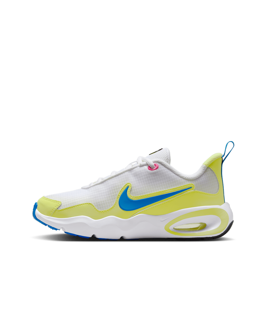Nike Air Max Nova Big Kids' Shoes - White/Light Lemon Twist/Black/Photo Blue