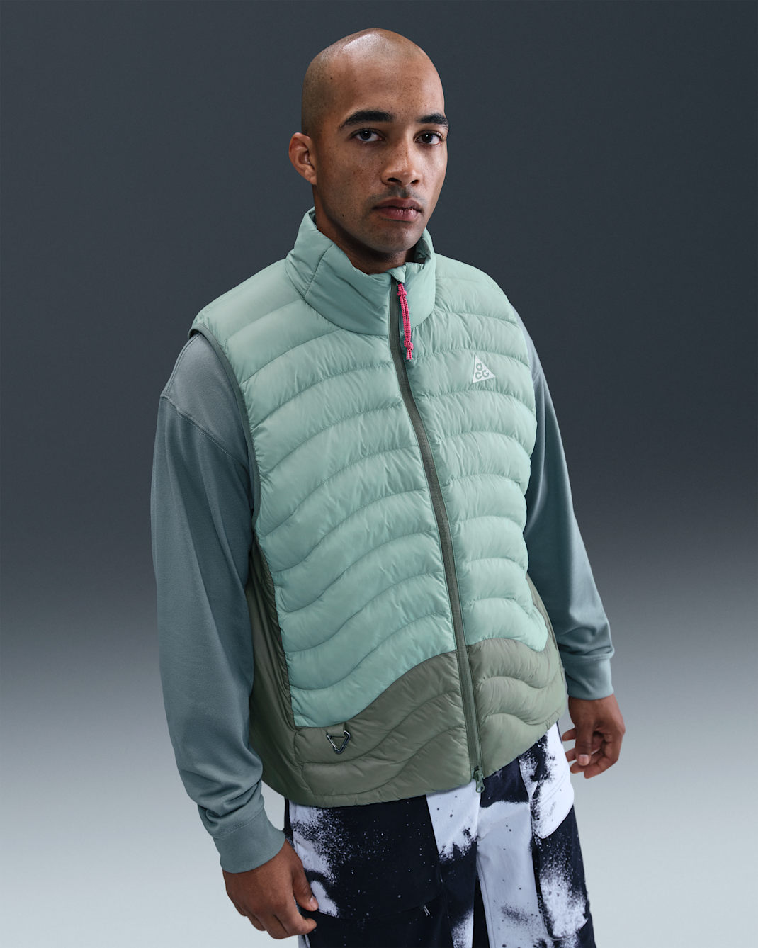 Chaleco Therma-FIT ADV para hombre Nike ACG "Lava Flow" - Cañón/Espuma menta/Espuma menta/Blanco cumbre