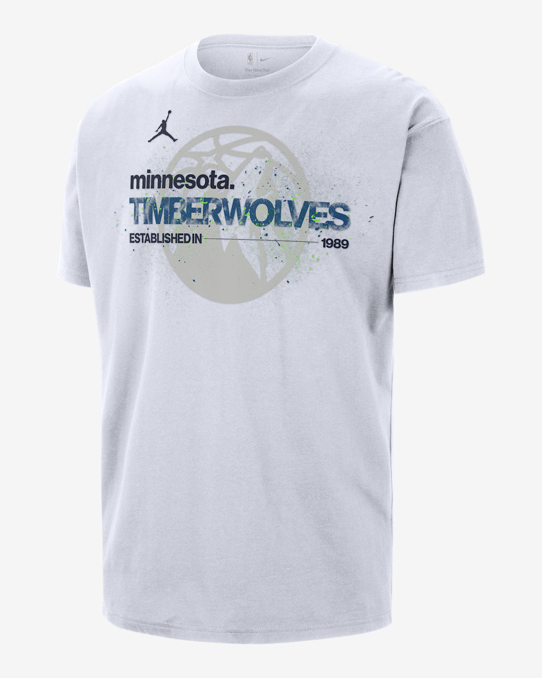 Minnesota Timberwolves Courtside Men's Jordan '85 NBA Statement T-Shirt - White
