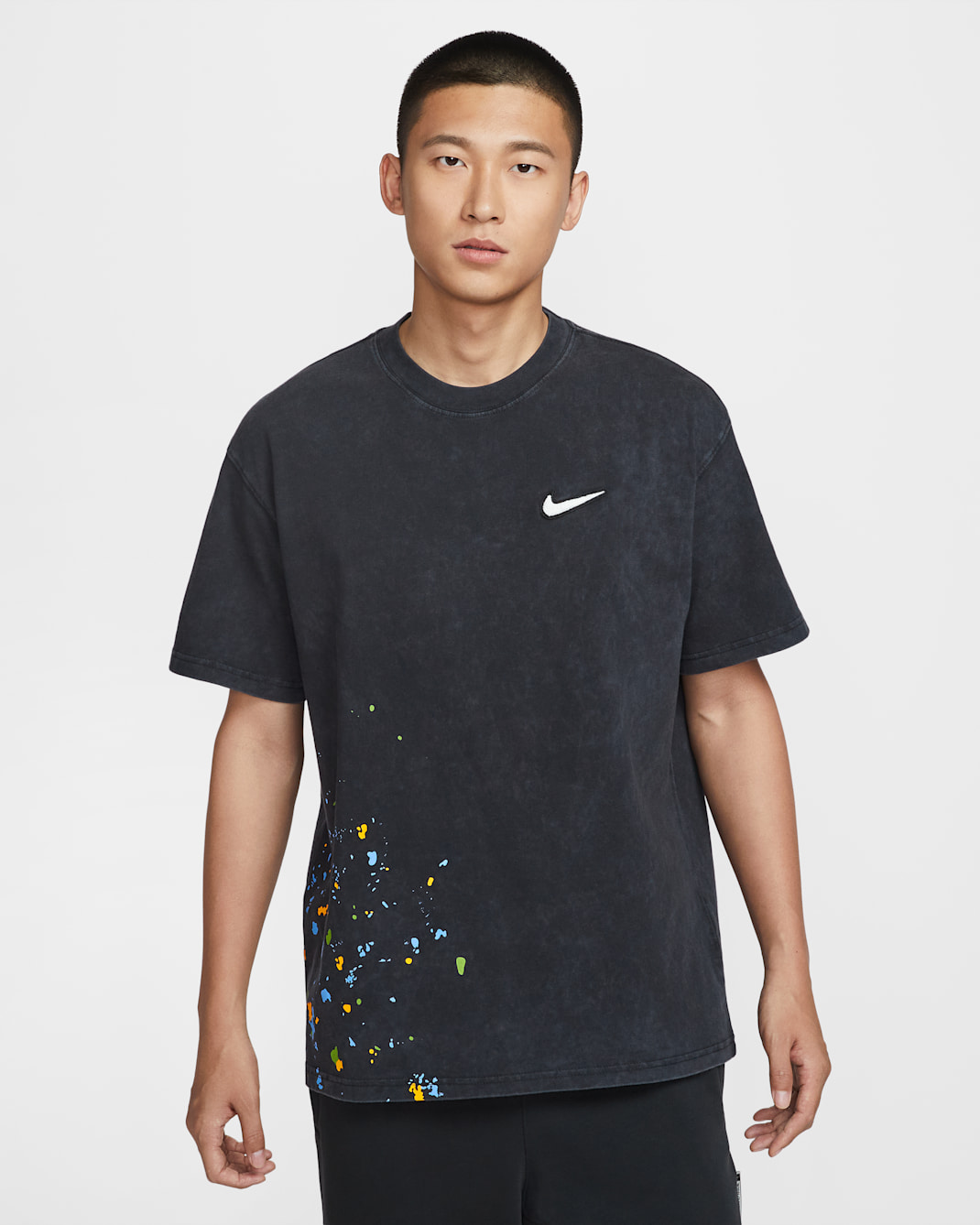Nike 男款 Max90 籃球 T 恤 - 黑色