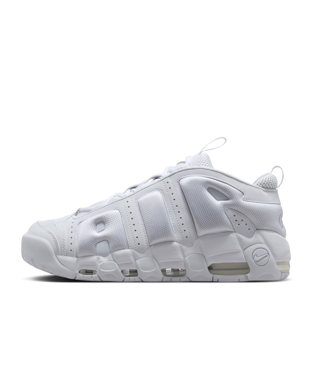 Nike Air More Uptempo 低筒男鞋 - 白色/白色