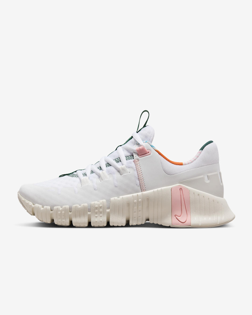 Nike Free Metcon 5 Women's Training Shoes - White/Sail/Fir/Pink Bloom