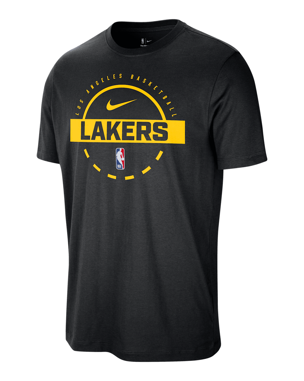 Los Angeles Lakers Men's Nike NBA Training T-Shirt - Black