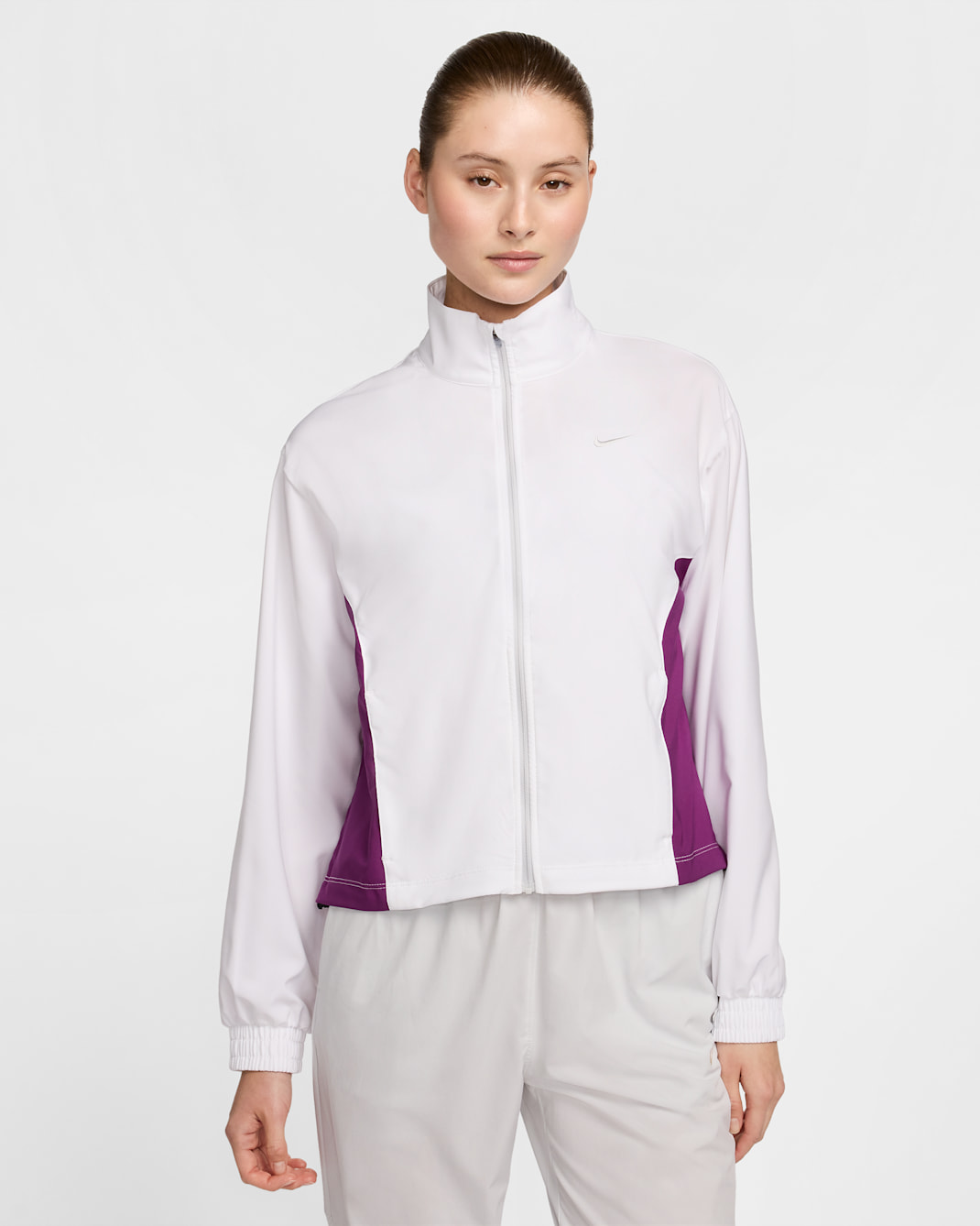 ナイキ ワン ウィメンズ Dri-FIT ルーズ ジャケット - ホワイト/バイオテック/フォトンダスト/フォトンダスト