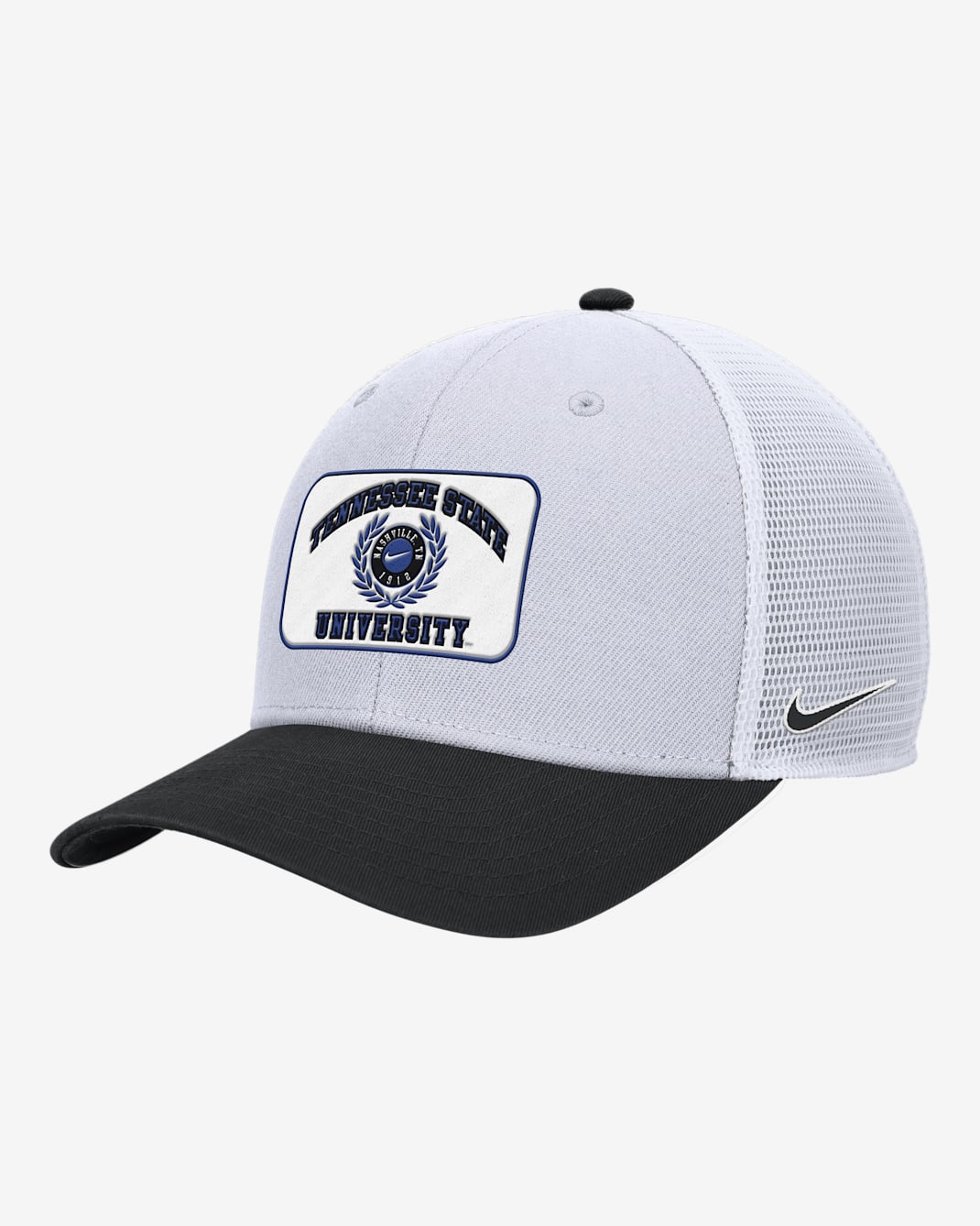 Gorra de rejilla universitaria Nike Tennessee State Rise - Blanco