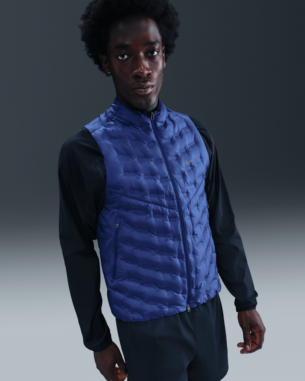 Nike Therma-FIT ADV Repel AeroLoft Men's Down Running Gilet - Blue Void