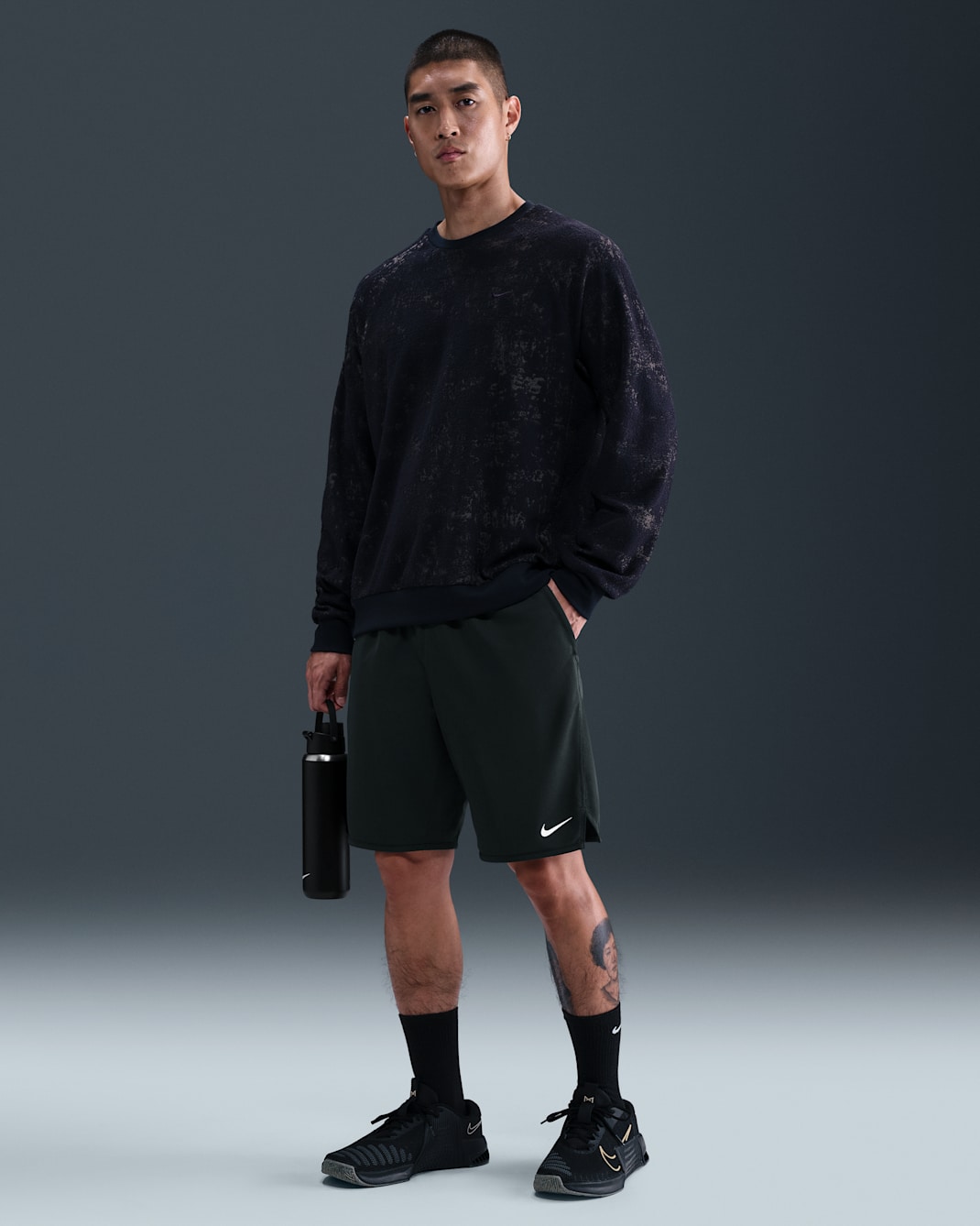 Nike Totality Men's Dri-FIT 9" Unlined Versatile Shorts - Seaweed/Black/Seaweed/Black