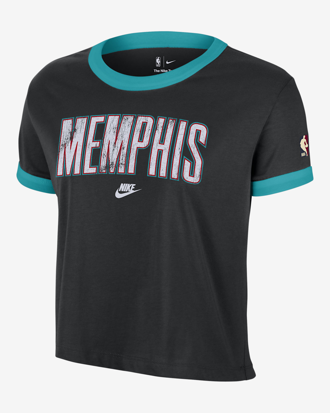 Playera Nike de la NBA para mujer Memphis Grizzlies Essential Hardwood Classics - Negro