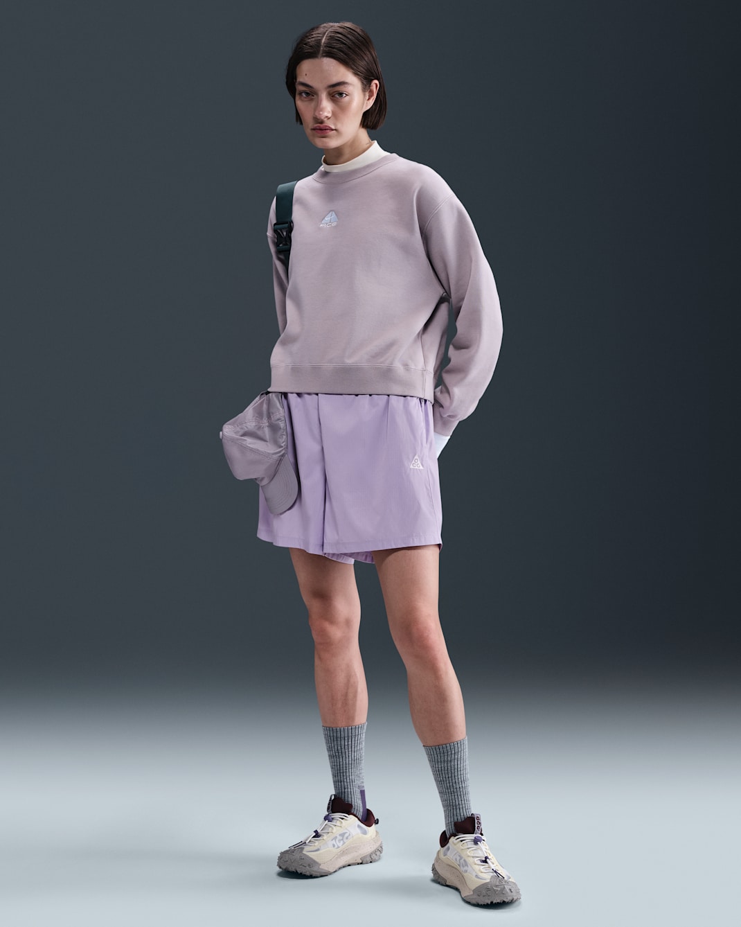 Nike ACG Women's Repel Mid-Rise Ripstop Shorts - Hydrangeas/Thunder Blue/Summit White