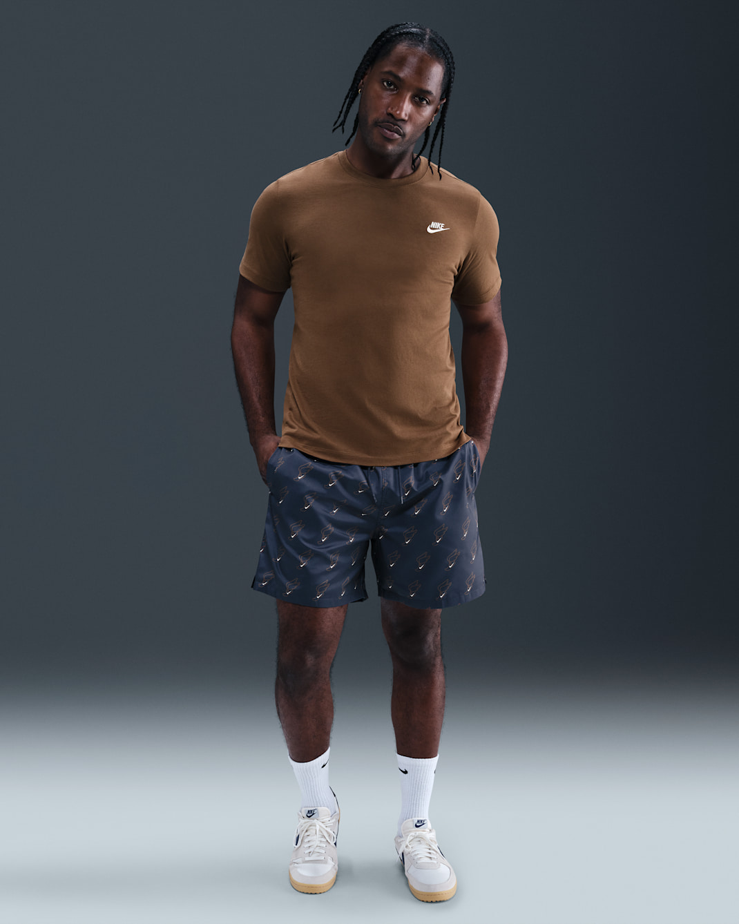 Nike Club Men's Flow Shorts - Thunder Blue