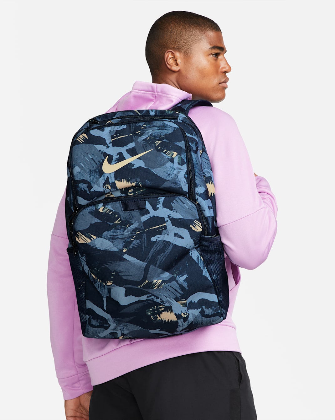 Nike Brasilia Backpack (Extra Large, 30L) - Midnight Navy/Midnight Navy/Pale Vanilla