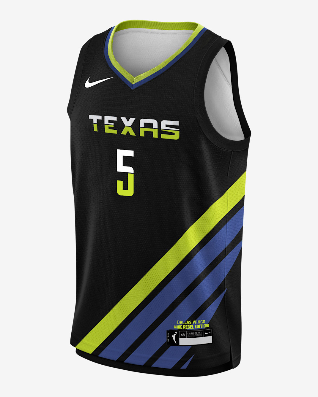 Jersery Nike de la WNBA Swingman para niños talla grande de Paige Bueckers de los Dallas Wings Rebel Edition - Negro