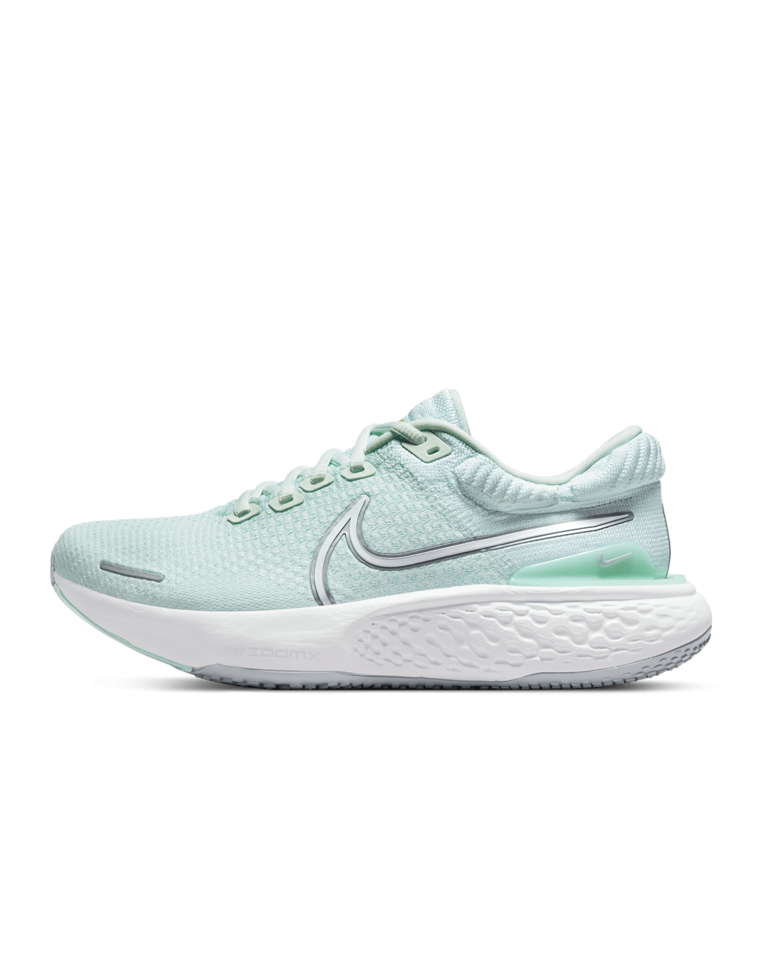 Nike Invincible 2 Women's Road Running Shoes - Barely Green/Metallic Silver/Mint Foam/White