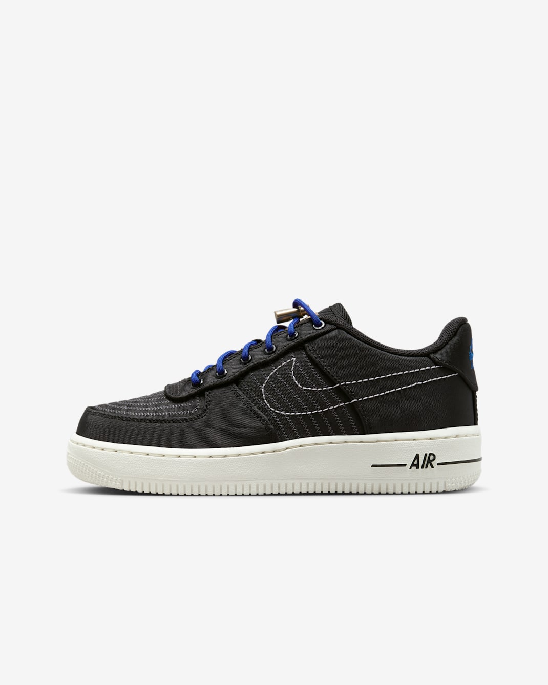 รองเท้าเด็กโต Nike Air Force 1 LV8 3 - ดำ/ดำ/Anthracite/Sail
