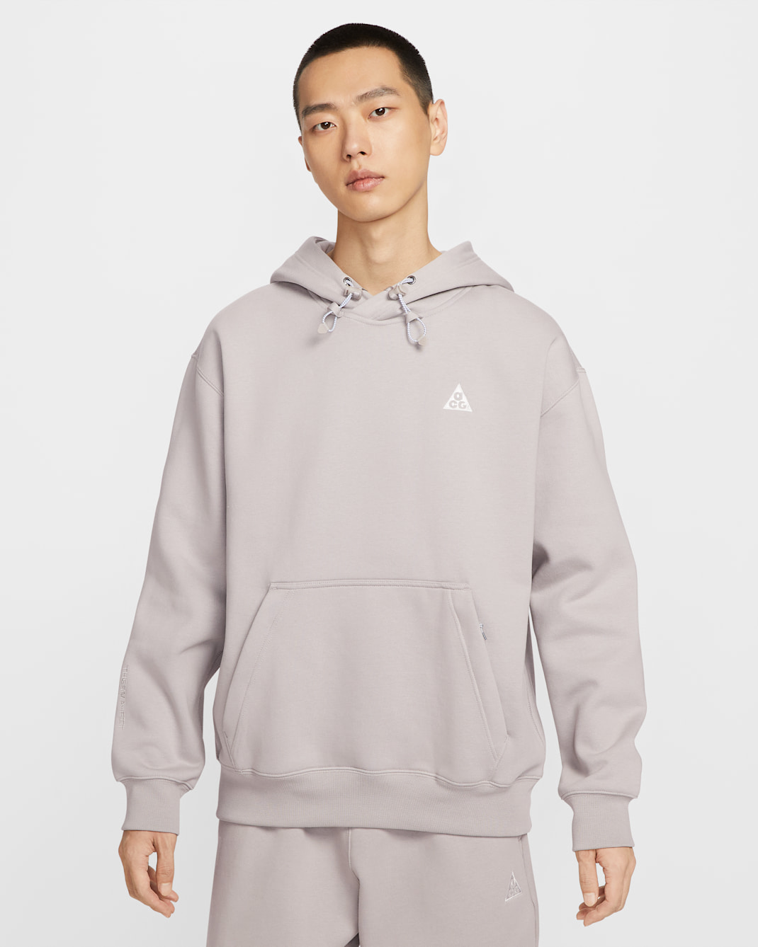 나이키 ACG 써마 핏 플리스 풀오버 후디 - 칼리지 그레이/풋볼 그레이/서밋 화이트