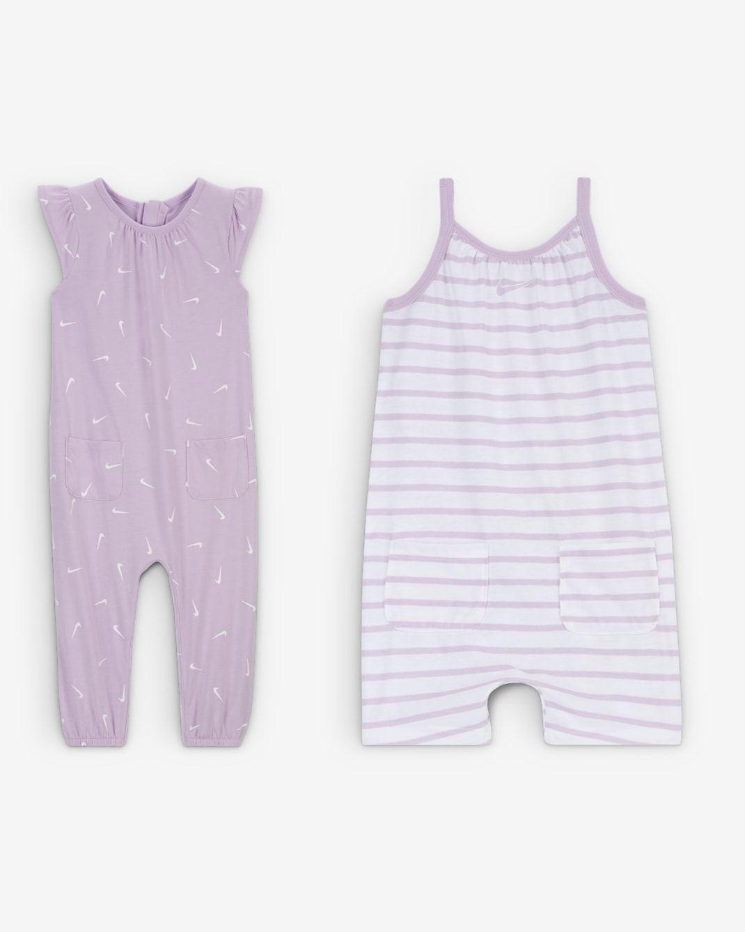 Nike Essentials Baby (12-24M) 2-Pack Romper Set - Doll