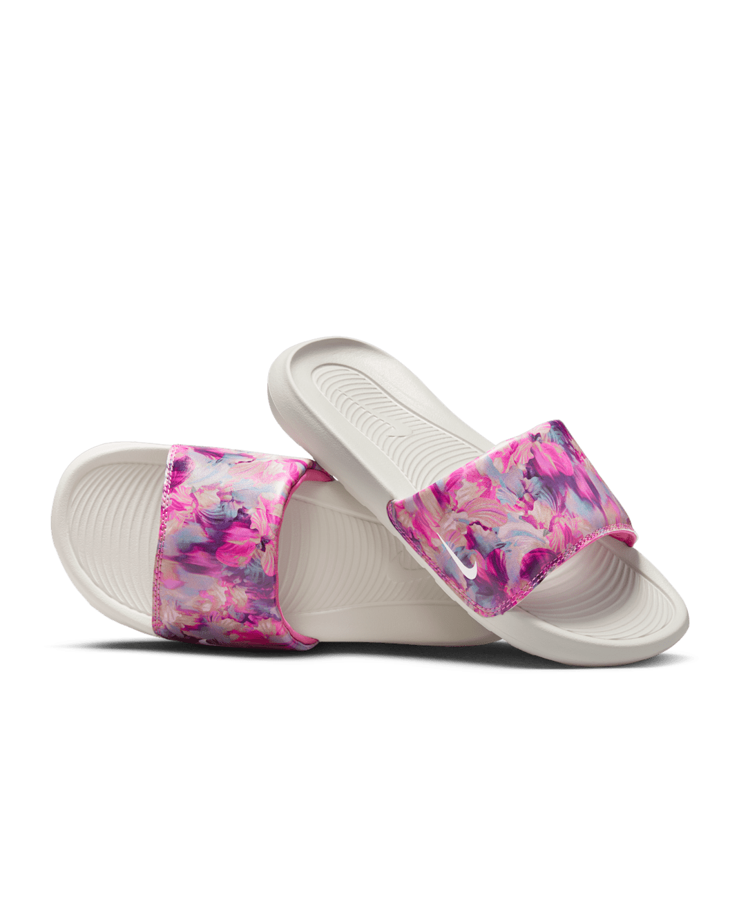 Nike Victori One Women's Slides - Cosmic Fuchsia/Light Bone/Mineral Teal/White