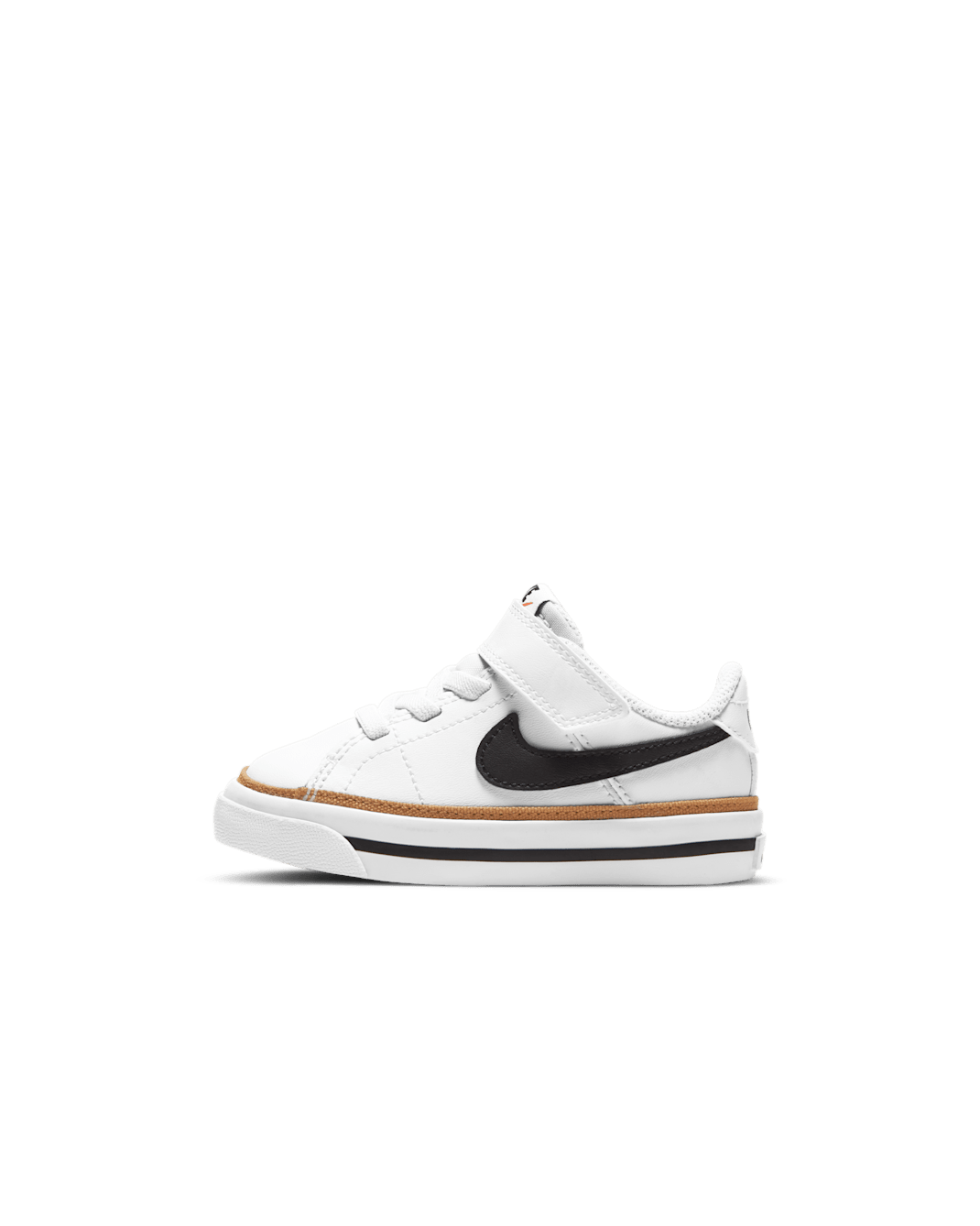 Nike Court Legacy 嬰幼兒鞋款 - 白色/Desert Ochre/Gum Light Brown/黑色