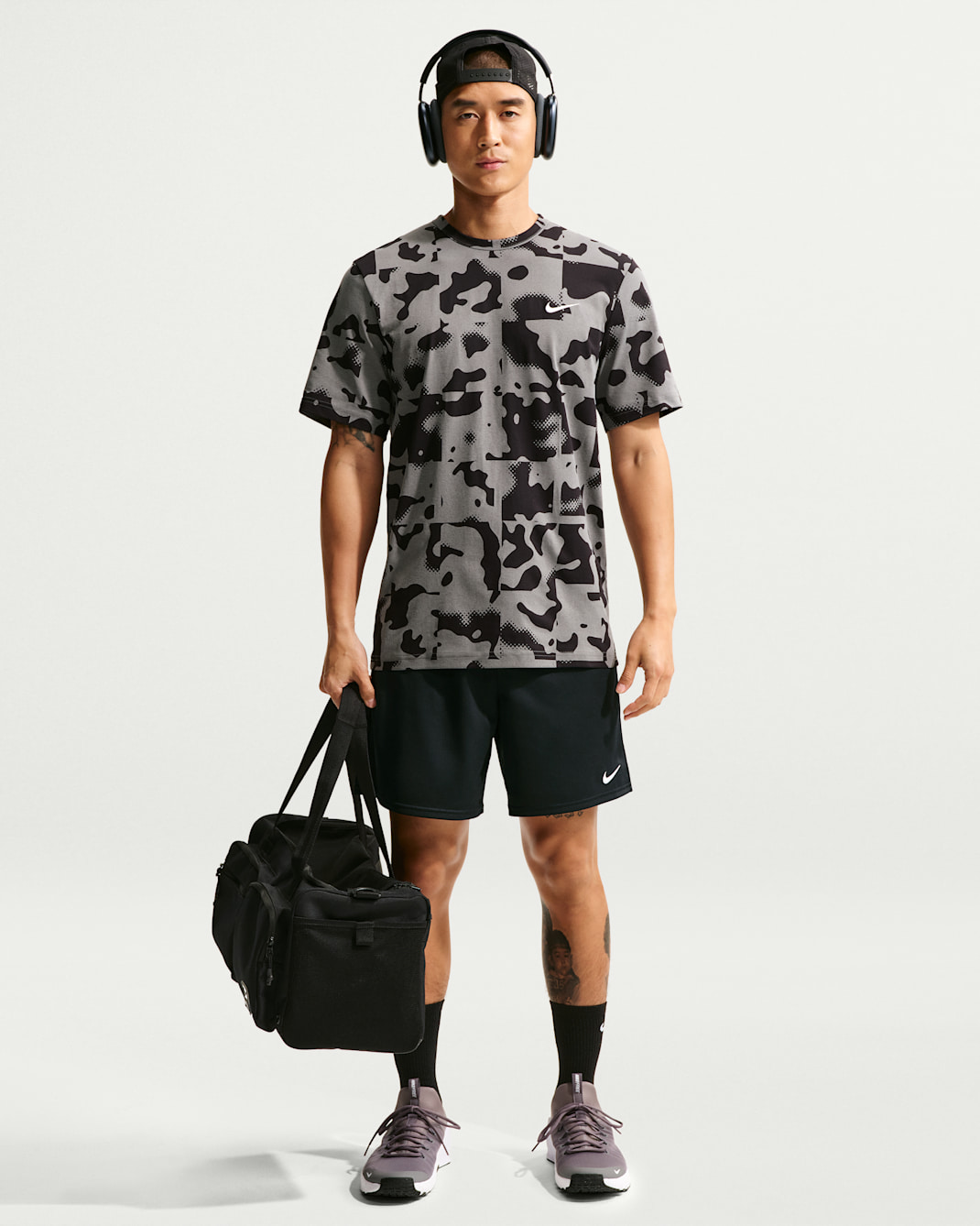 Nike Men's 18cm (approx.) Training Shorts - Black/White