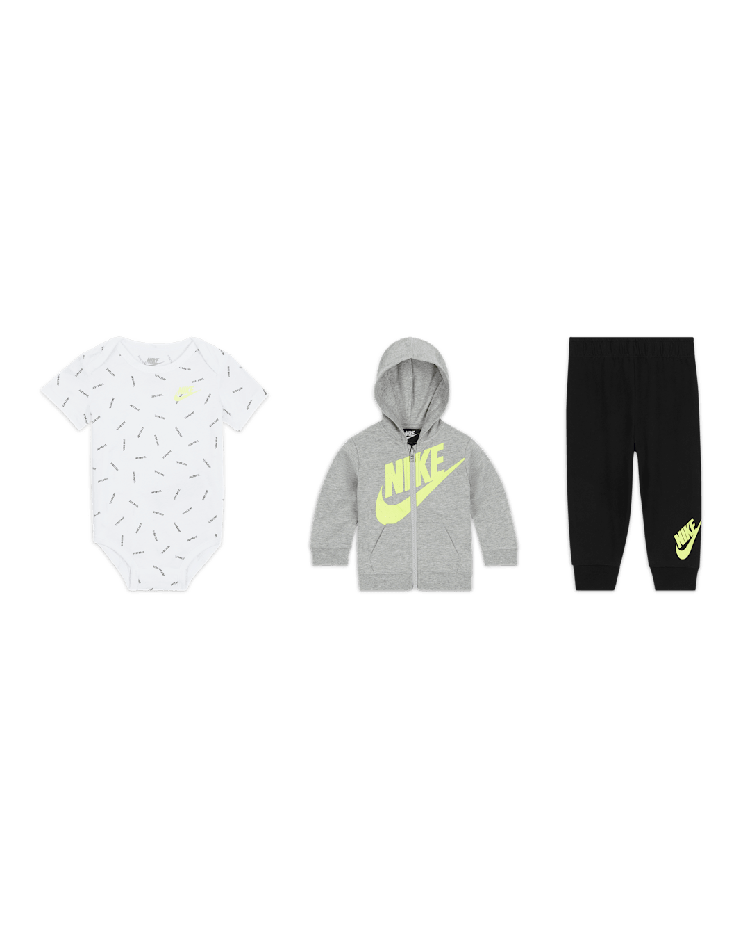 Nike Baby Just Do It 3-Piece Trousers Set - Black