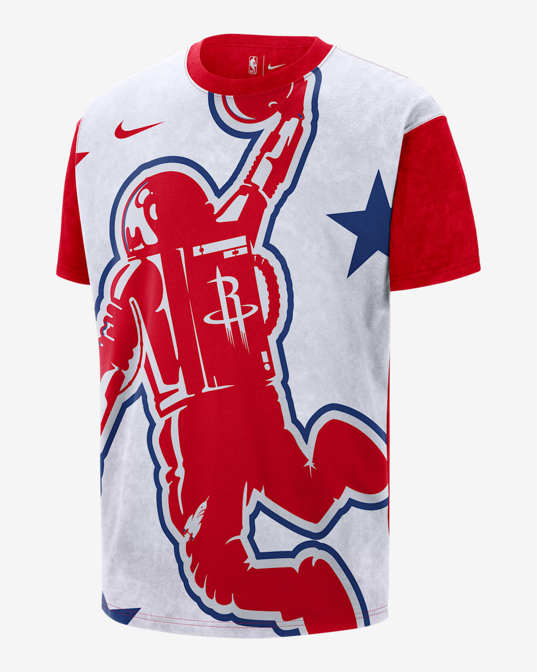 Houston Rockets Essential City Edition Men's Nike NBA Max90 T-Shirt - White/University Red