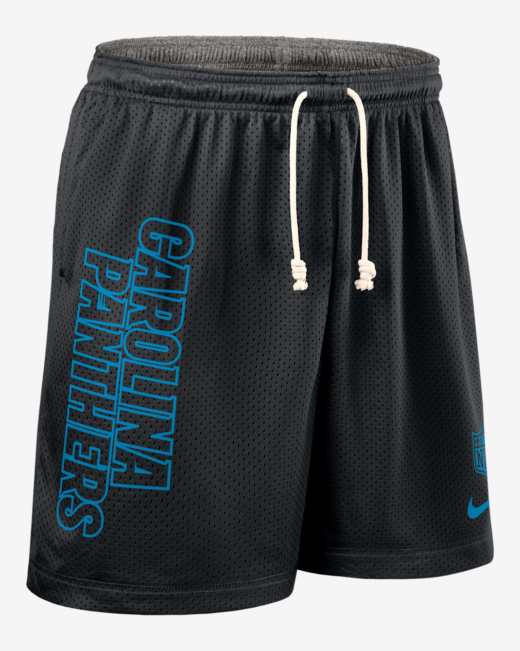 Carolina Panthers Sideline Reversible Men’s Nike Dri-FIT NFL Shorts - Black