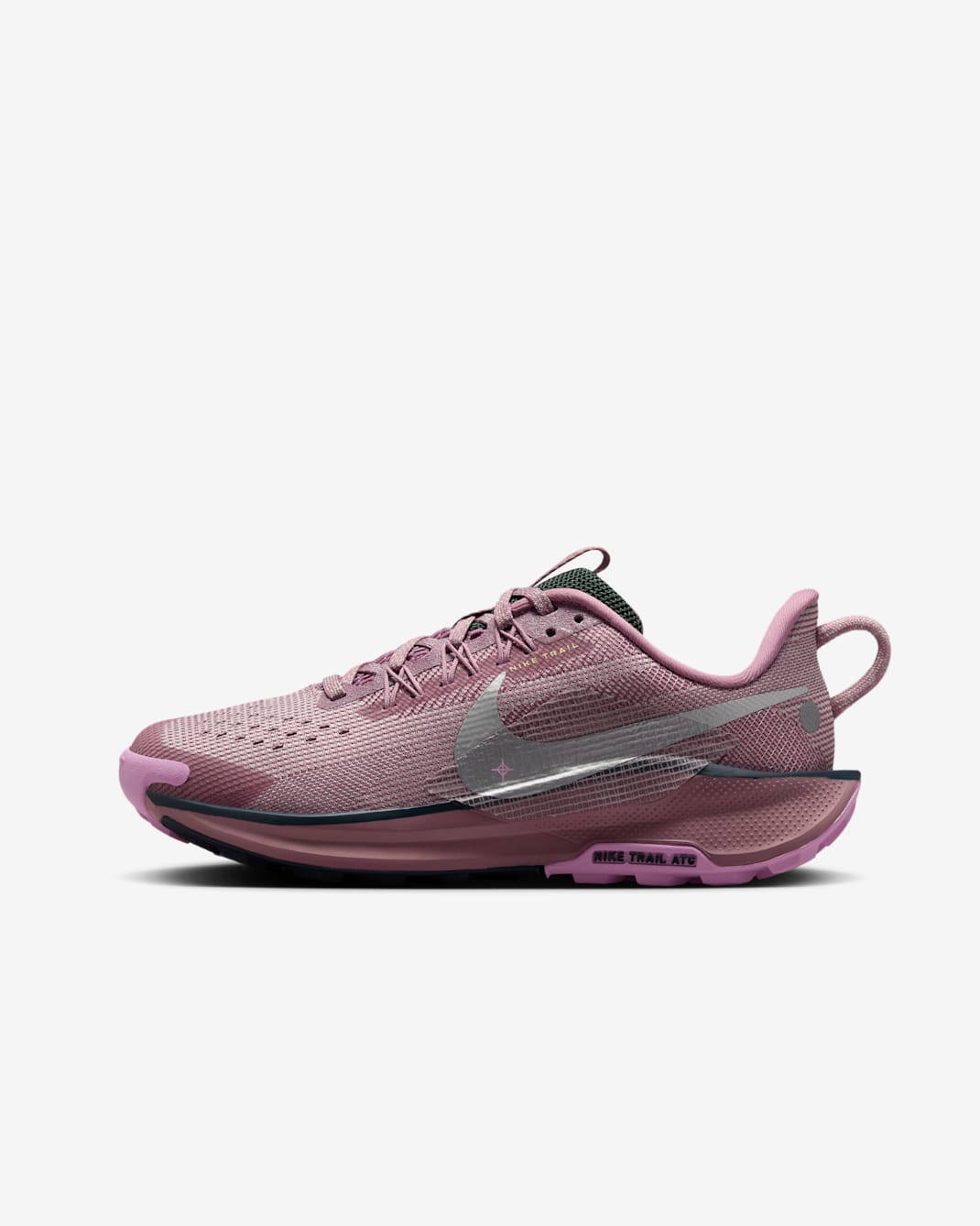 Trailové běžecké boty Nike Pegasus Trail 5 pro větší děti - Plum Dust/Platinum Violet/Beyond Pink/Metallic Silver