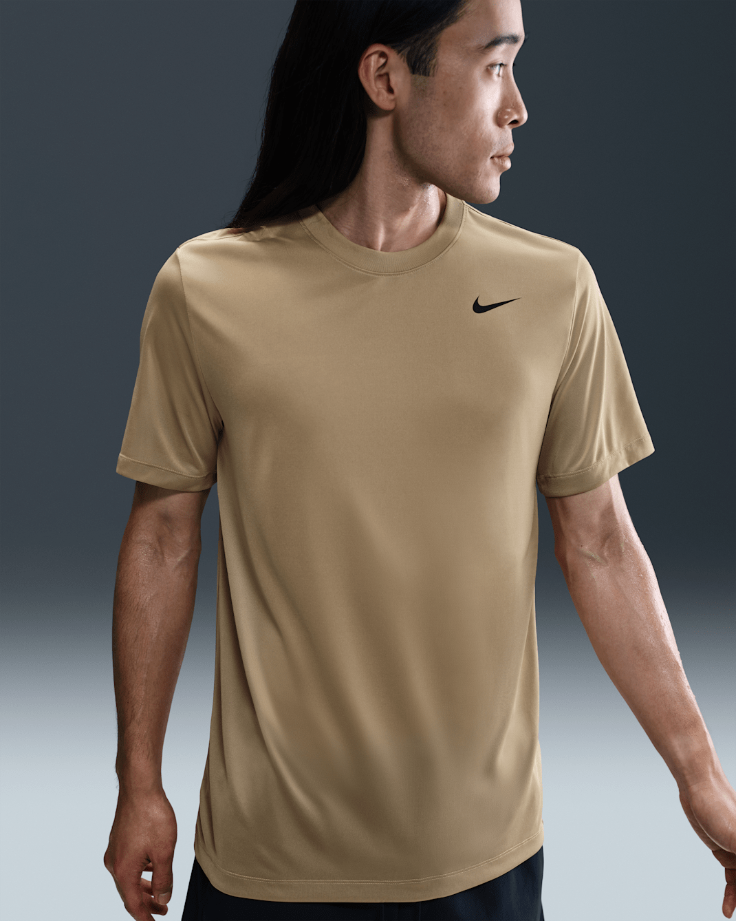 Nike Dri-FIT Men's Fitness T-Shirt - Parachute Beige