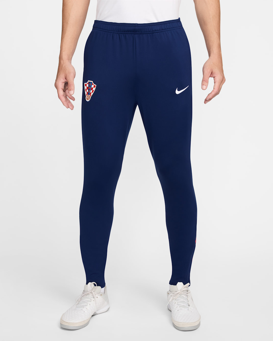 Pantalon de foot Nike Dri-FIT Croatie Strike pour homme - Blue Void/Bright Crimson/Blanc
