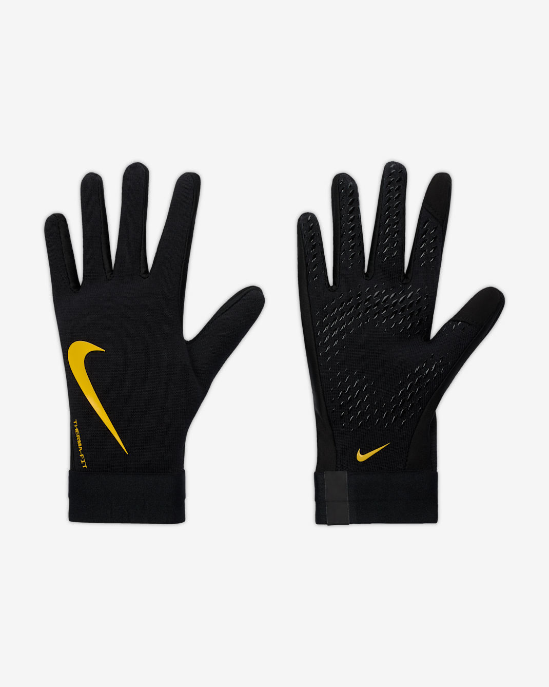 FC Barcelona 2025/26 Academy Therma-FIT Gloves - Black/Amarillo