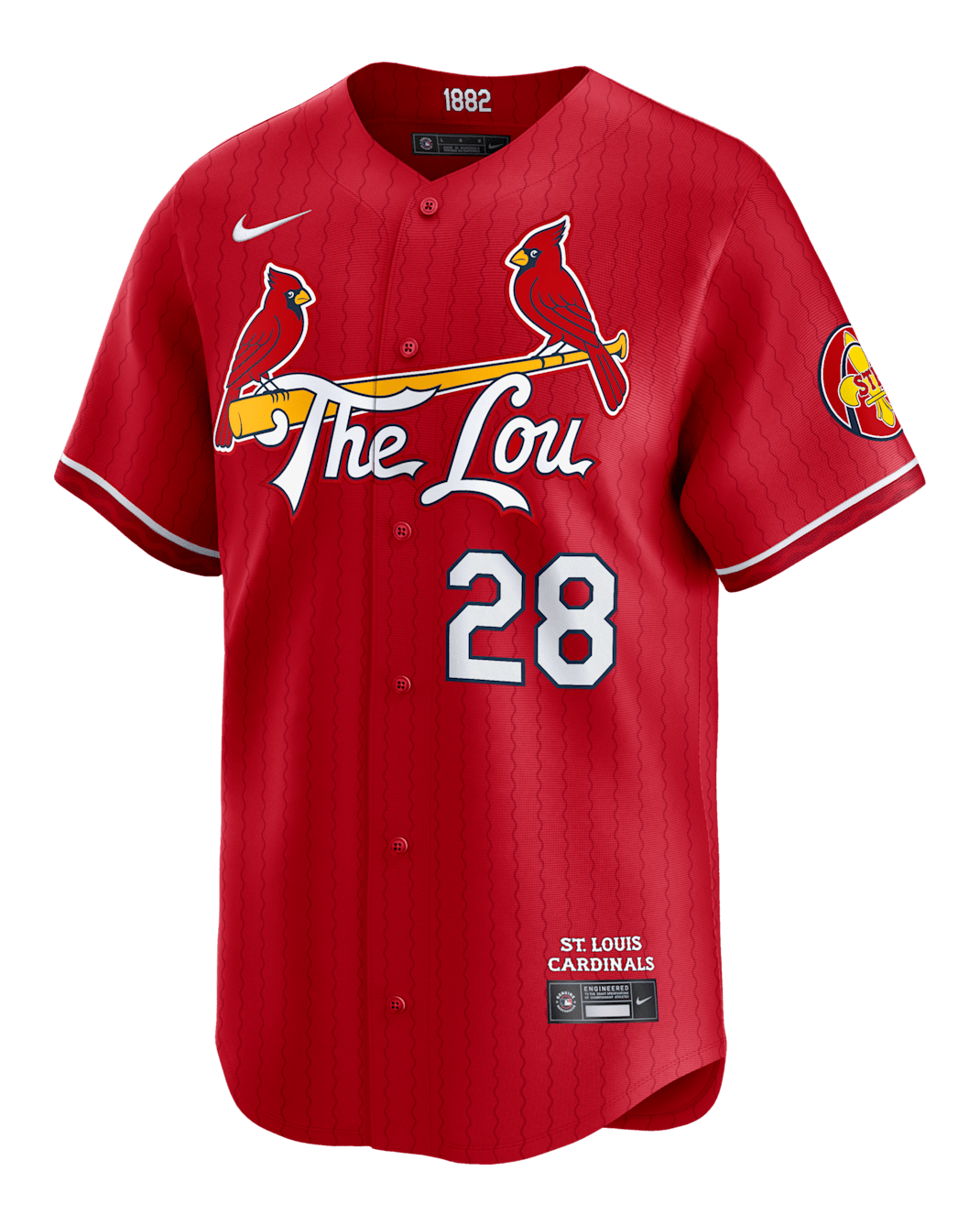 Nolan Arenado St. Louis Cardinals City Connect Men's Nike Dri-FIT ADV MLB Limited Jersey - Red