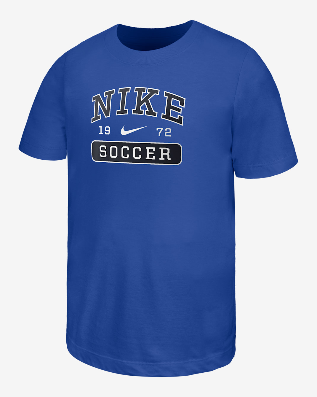 Playera de fútbol para niños talla grande Nike Swoosh - Royal juego