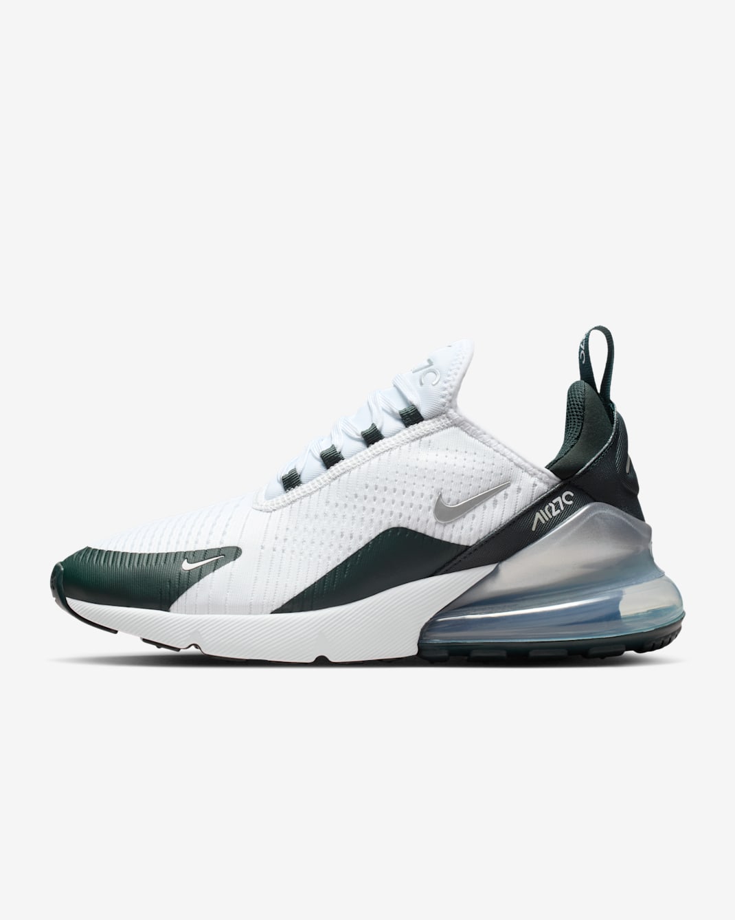 Nike Air Max 270 Women's Shoes - White/Seaweed/Light Silver/Metallic Silver