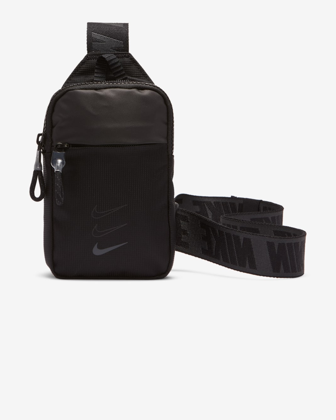 Nike Sportswear Essentials 腰包 (小型,1 公升) - 黑色/黑色/Dark Smoke Grey