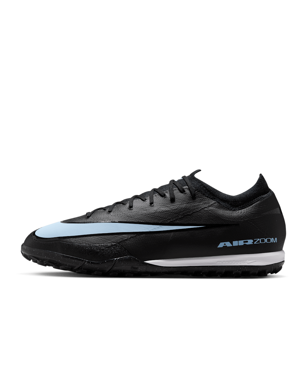 Nike Mercurial Vapor 16 Pro Turf Low-Top Football Shoes - Black/Ice Blue