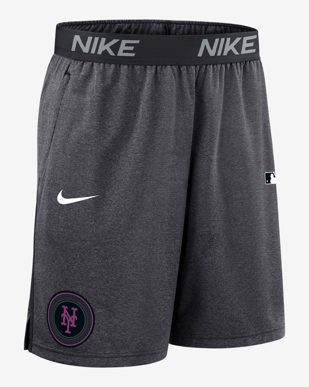 New York Mets Authentic Collection City Connect Men's Nike Dri-FIT MLB Shorts - Anthracite