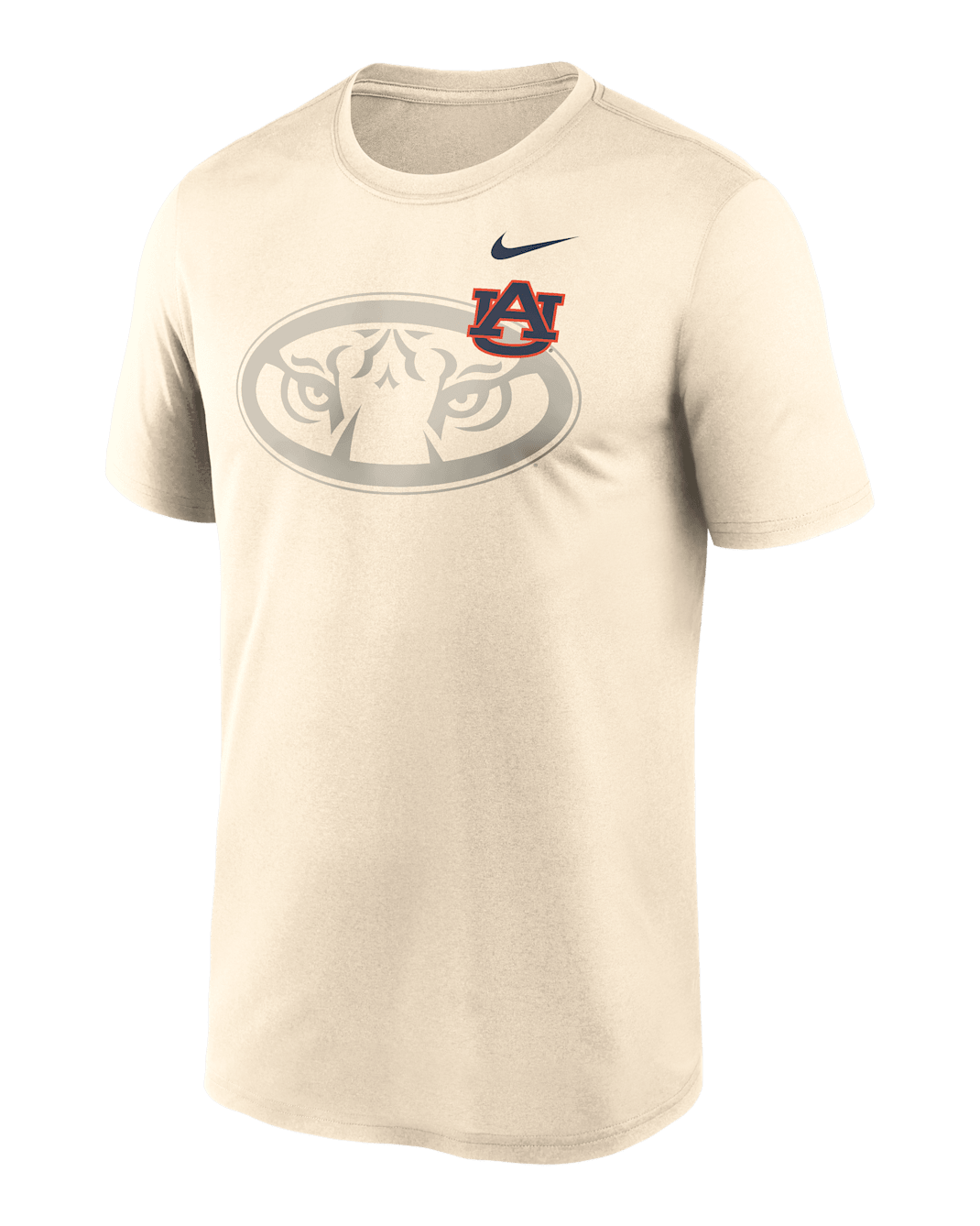 Auburn Campus Legend Shadow Logo Men's Nike Dri-FIT College T-Shirt - Natural