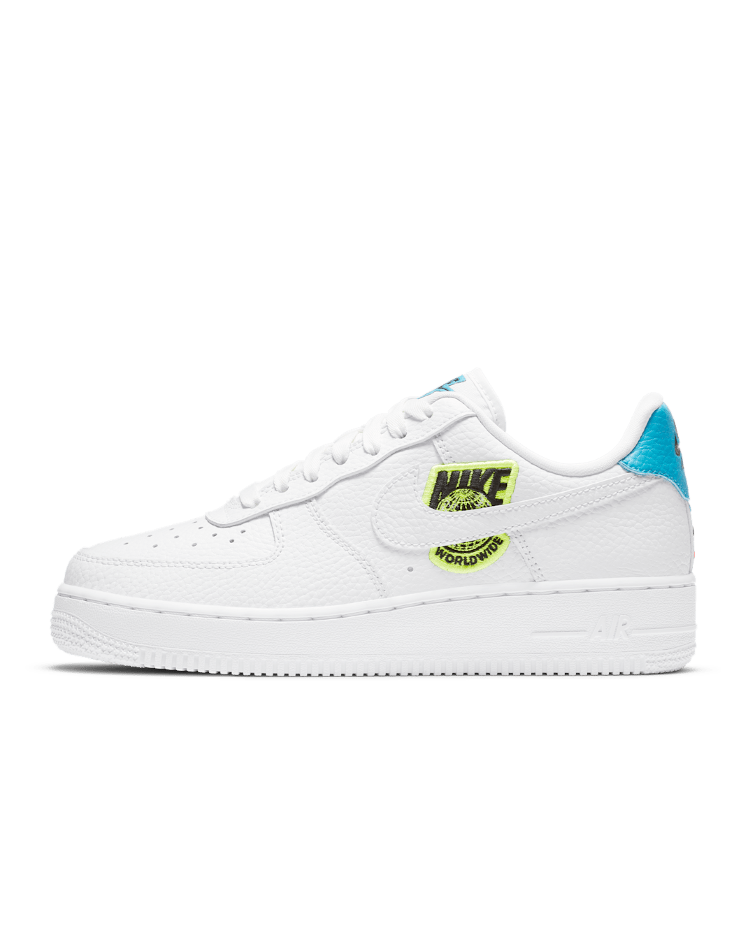 Nike Air Force 1 '07 SE Women's Shoes - White/Volt/Laser Blue/White