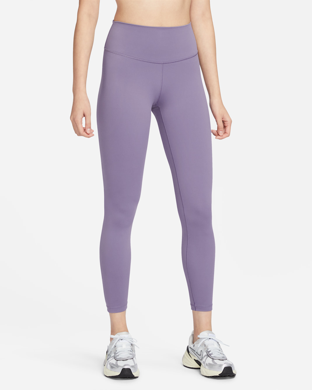 เลกกิ้งขายาวเอวสูงผู้หญิง Nike One - Daybreak/ดำ