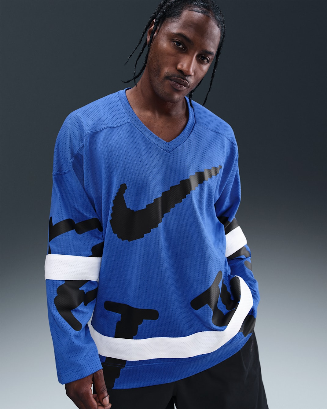Jersey de hockey para hombre Nike Sportswear Club - Royal juego/Blanco/Negro