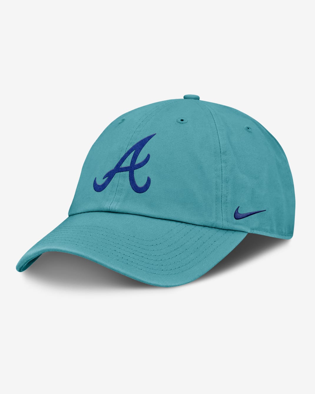 Atlanta Braves Club Men’s Nike MLB Adjustable Hat - Turquoise