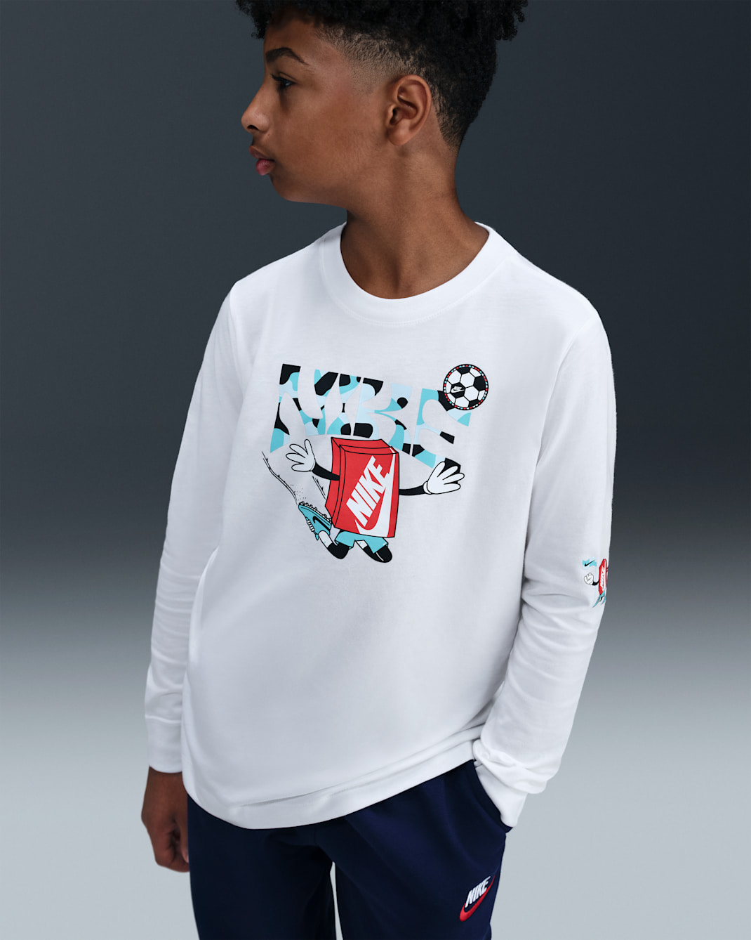 T-shirt Nike Sportswear för ungdom - Vit
