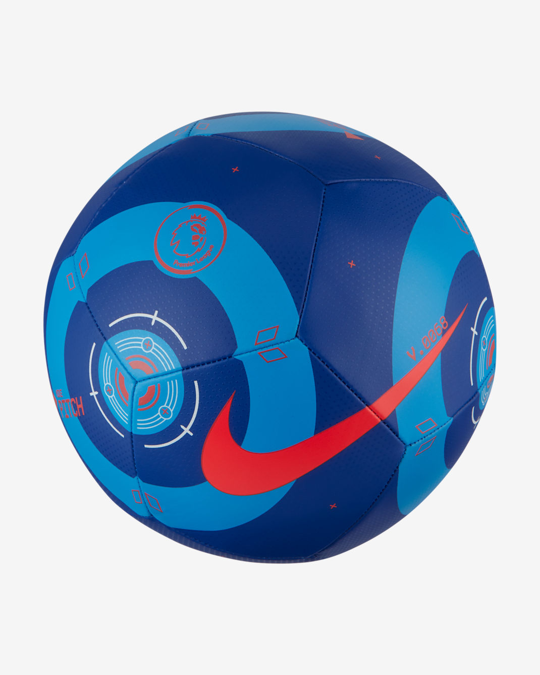 Premier League Pitch Fußball - Sport Blue/Blau/Laser Crimson