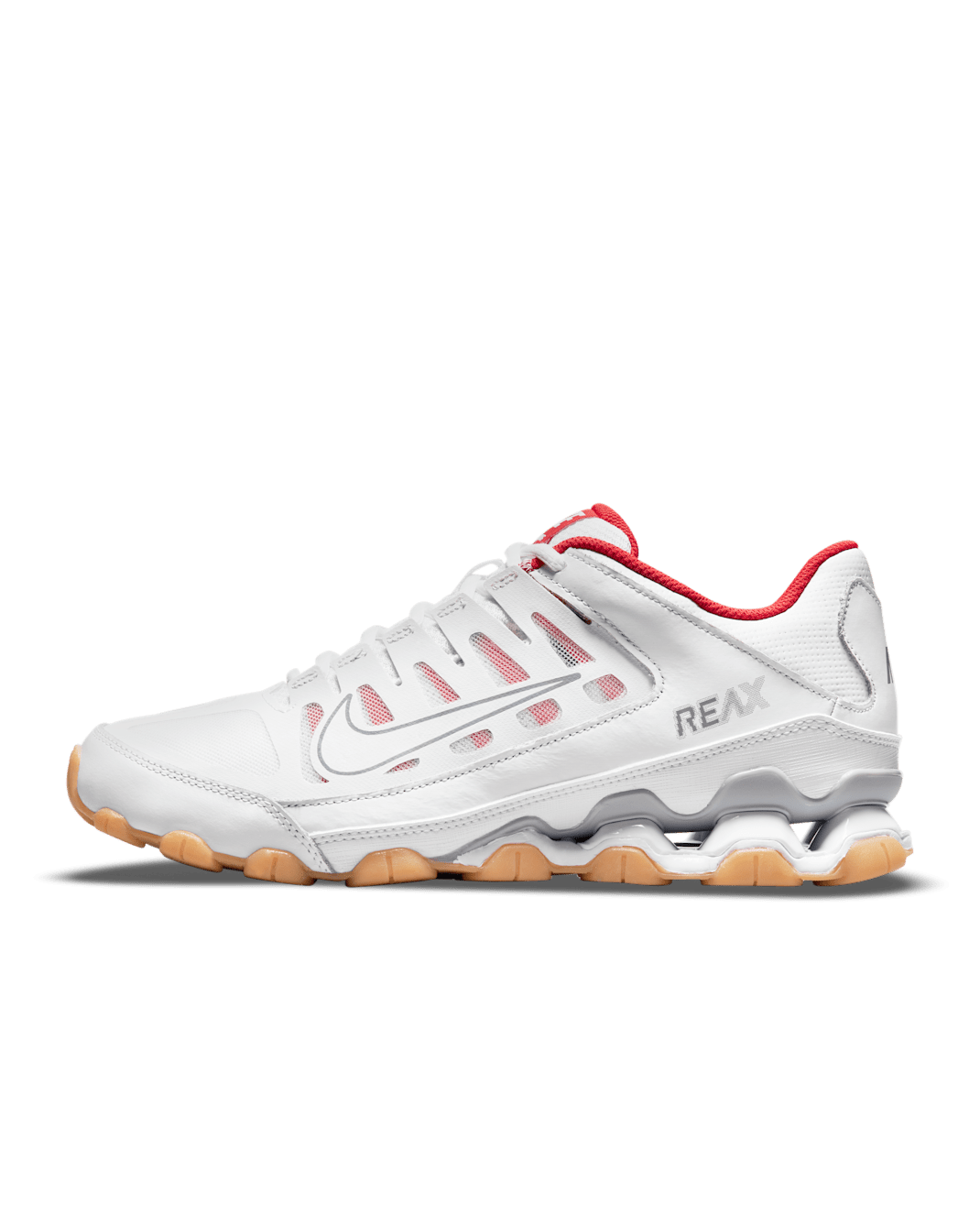 Nike Reax 8 TR Men's Workout Shoes - White/Wolf Grey/Chile Red/White