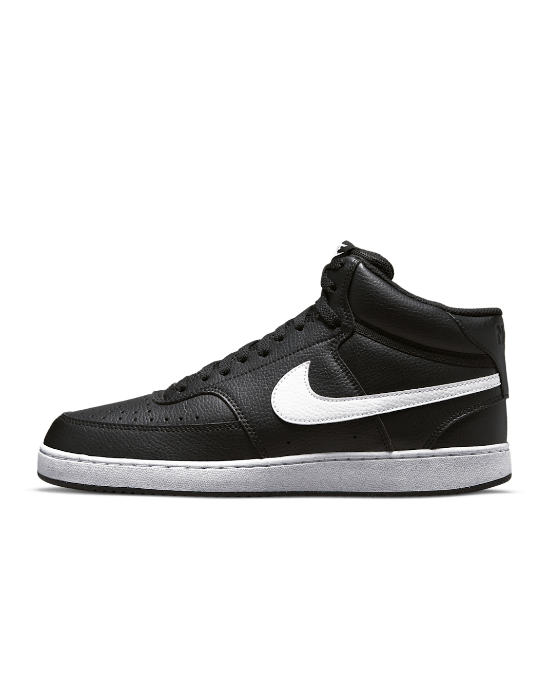 Sapatilhas Nike Court Vision Mid Next Nature para homem - Preto/Preto/Branco