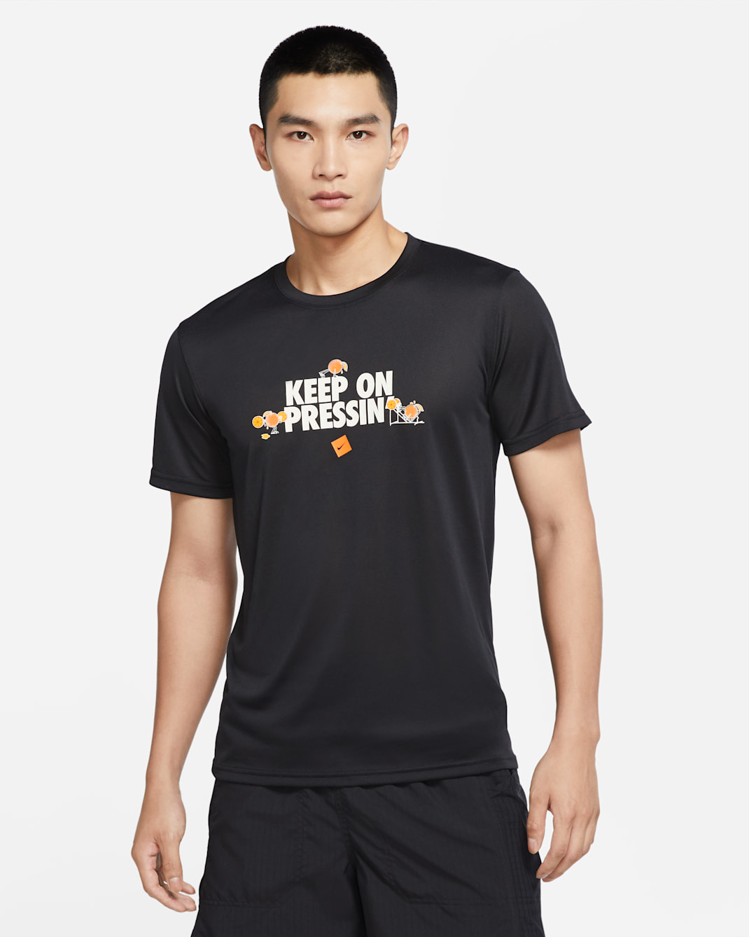 Nike Dri-FIT Men's Training T-Shirt - Black