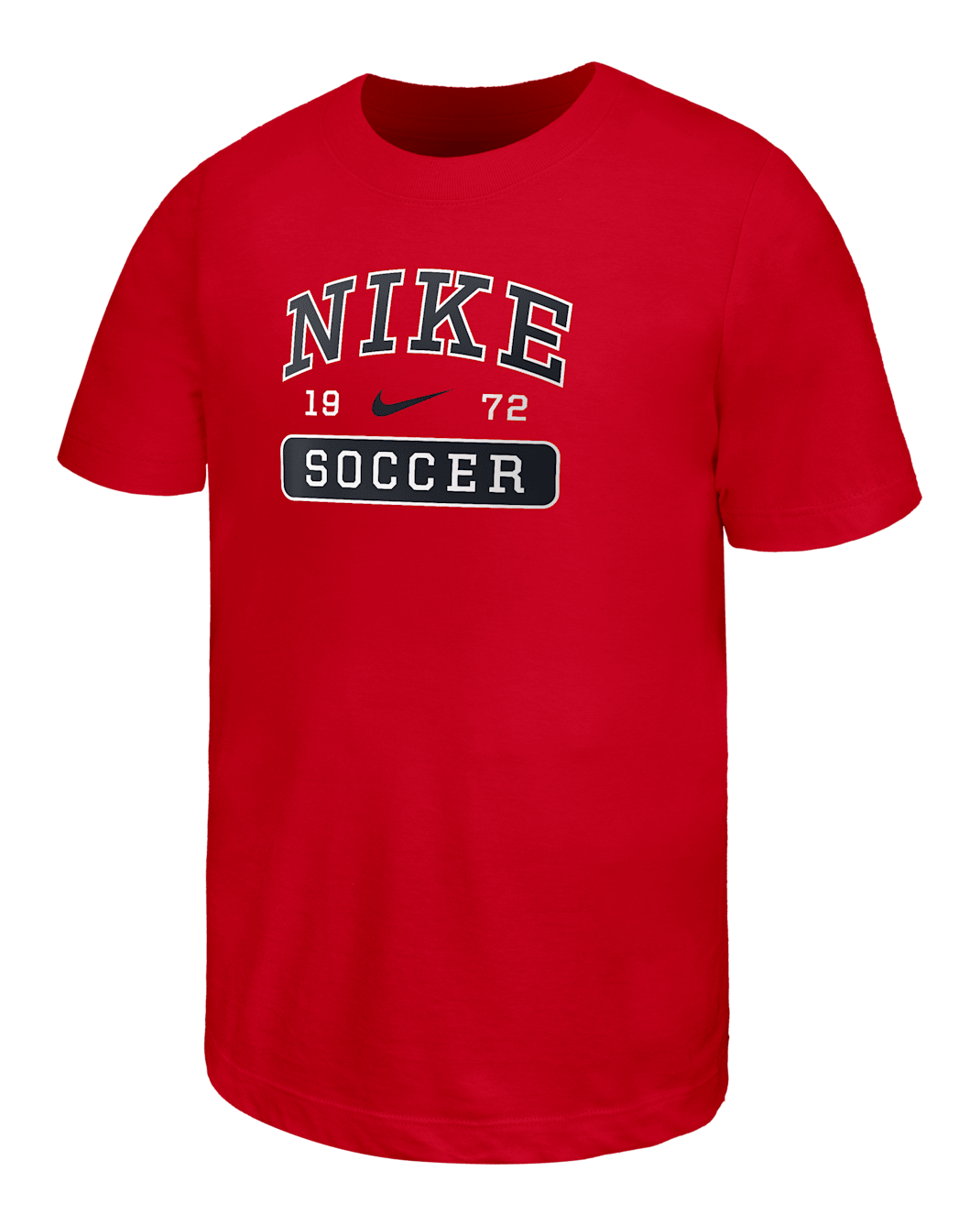 Nike Swoosh Big Kids' Soccer T-Shirt - University Red
