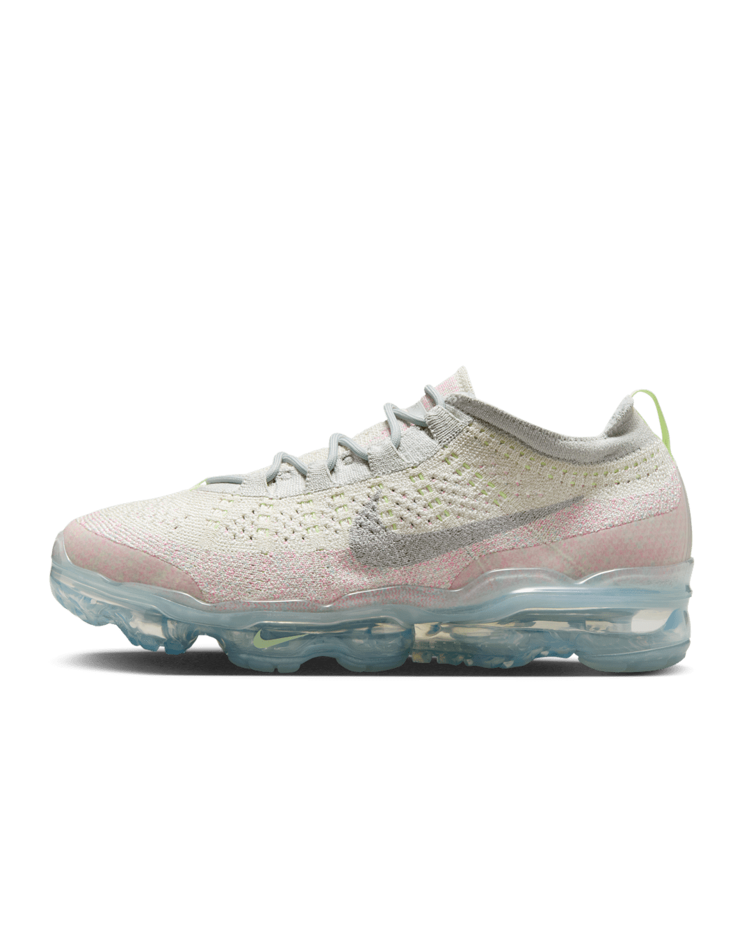 Nike Air VaporMax 2023 Flyknit Women's Shoes - Sea Glass/Light Silver/Barely Volt/Metallic Silver