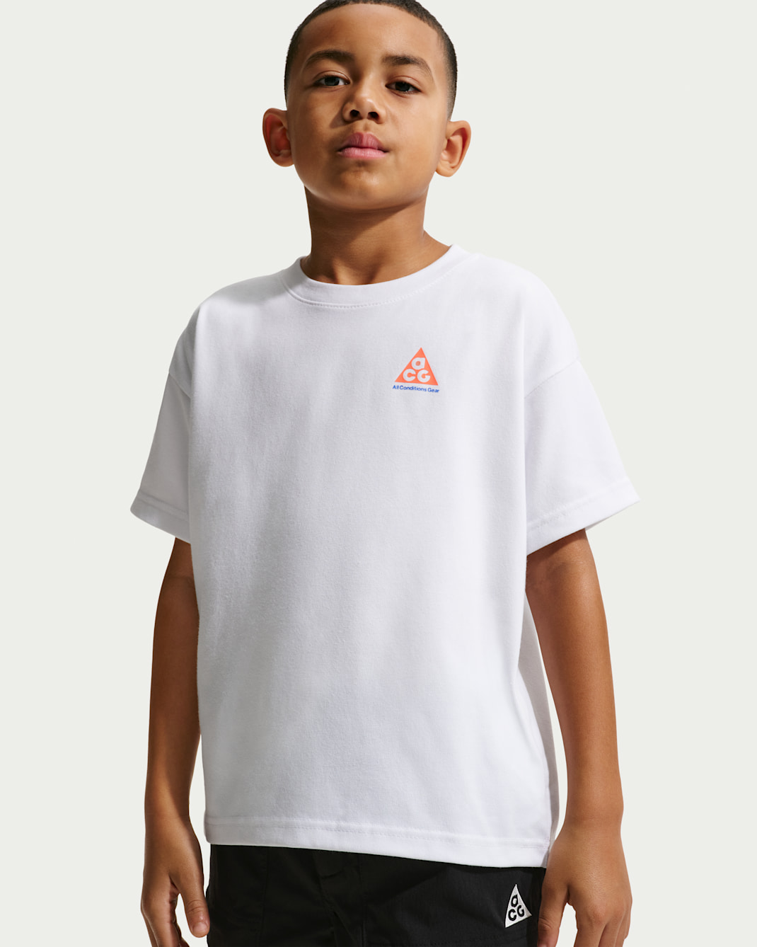 나이키 ACG 키즈 드라이 핏 맥스90 티셔츠 - 화이트