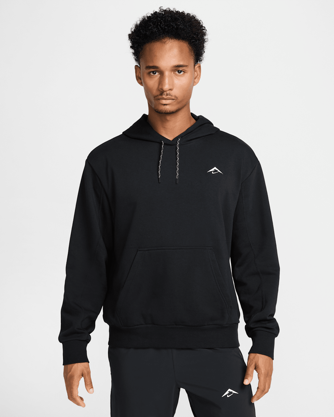 Nike Trail Magic Hour Men's Dri-FIT Running Hoodie - Black/Summit White